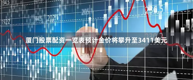 厦门股票配资一览表预计金价将攀升至3411美元