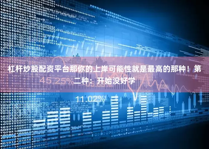杠杆炒股配资平台那你的上岸可能性就是最高的那种！第二种：开始没好学